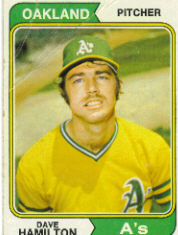 1974 Topps Baseball Cards      633     Dave Hamilton